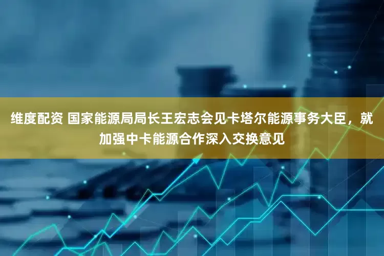 维度配资 国家能源局局长王宏志会见卡塔尔能源事务大臣，就加强中卡能源合作深入交换意见